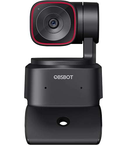 OBSBOT Tail Air 4K PTZ AI Tracking Camera with NDI | Wireless